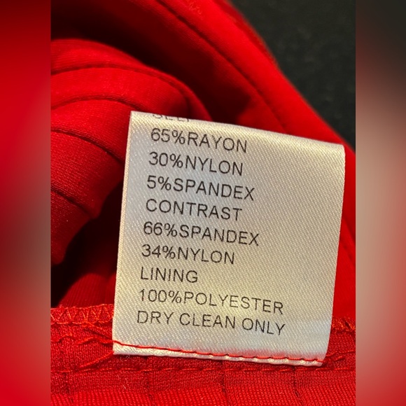 Tadashi Shoji Red Pintuck Eyelet Evening Prom Opera-Ball dress Red SZ. PXS. NWOT - Picture 4 of 16